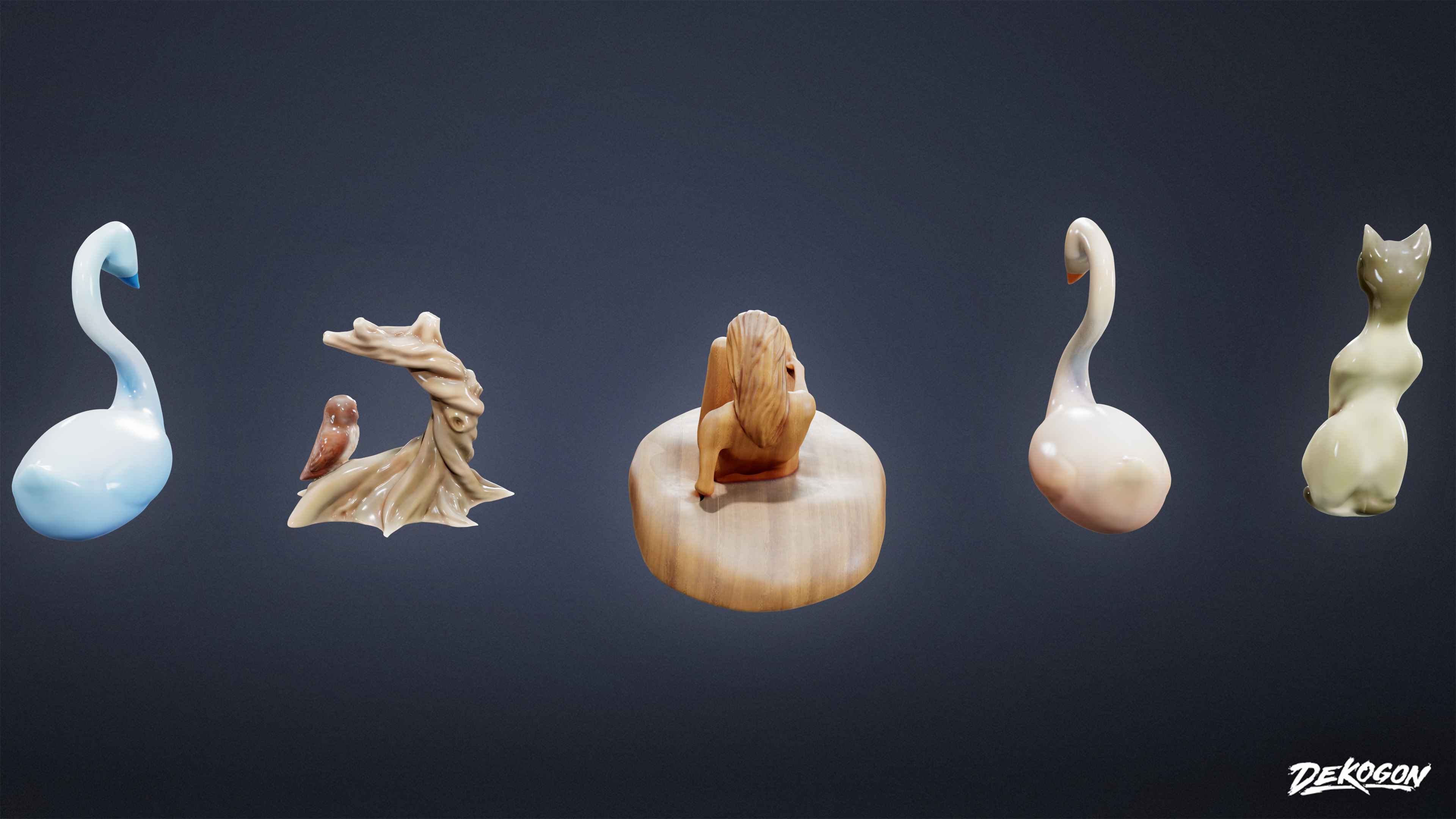 SUBURBS - Knick Knacks 33 - LOW POLY AND NANITE Low-poly 3D model_1