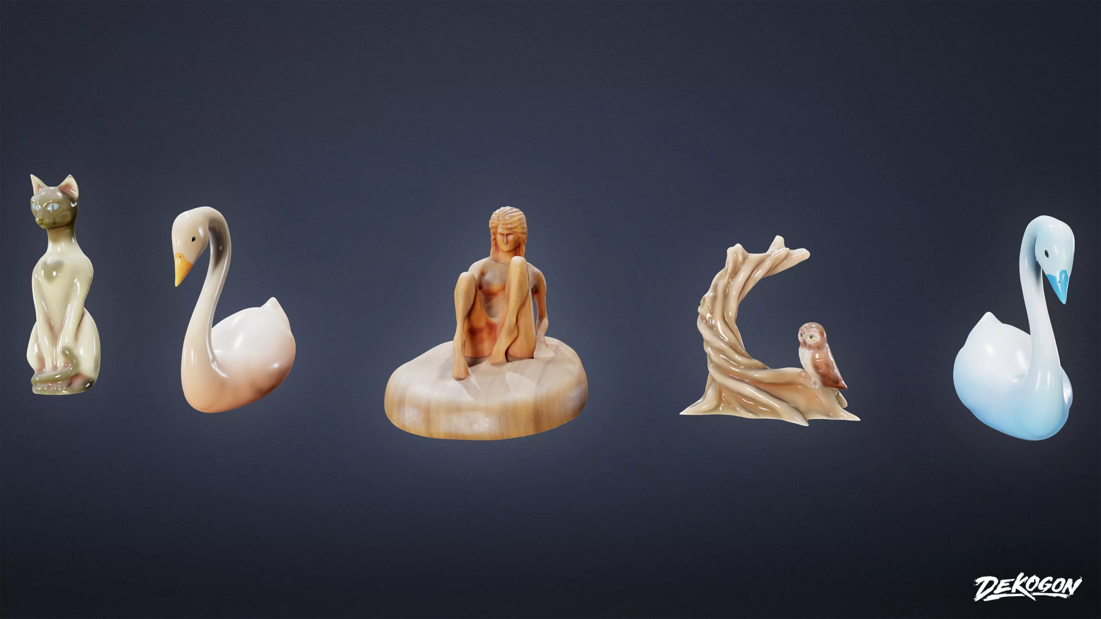 SUBURBS - Knick Knacks 33 - LOW POLY AND NANITE Low-poly 3D model_0