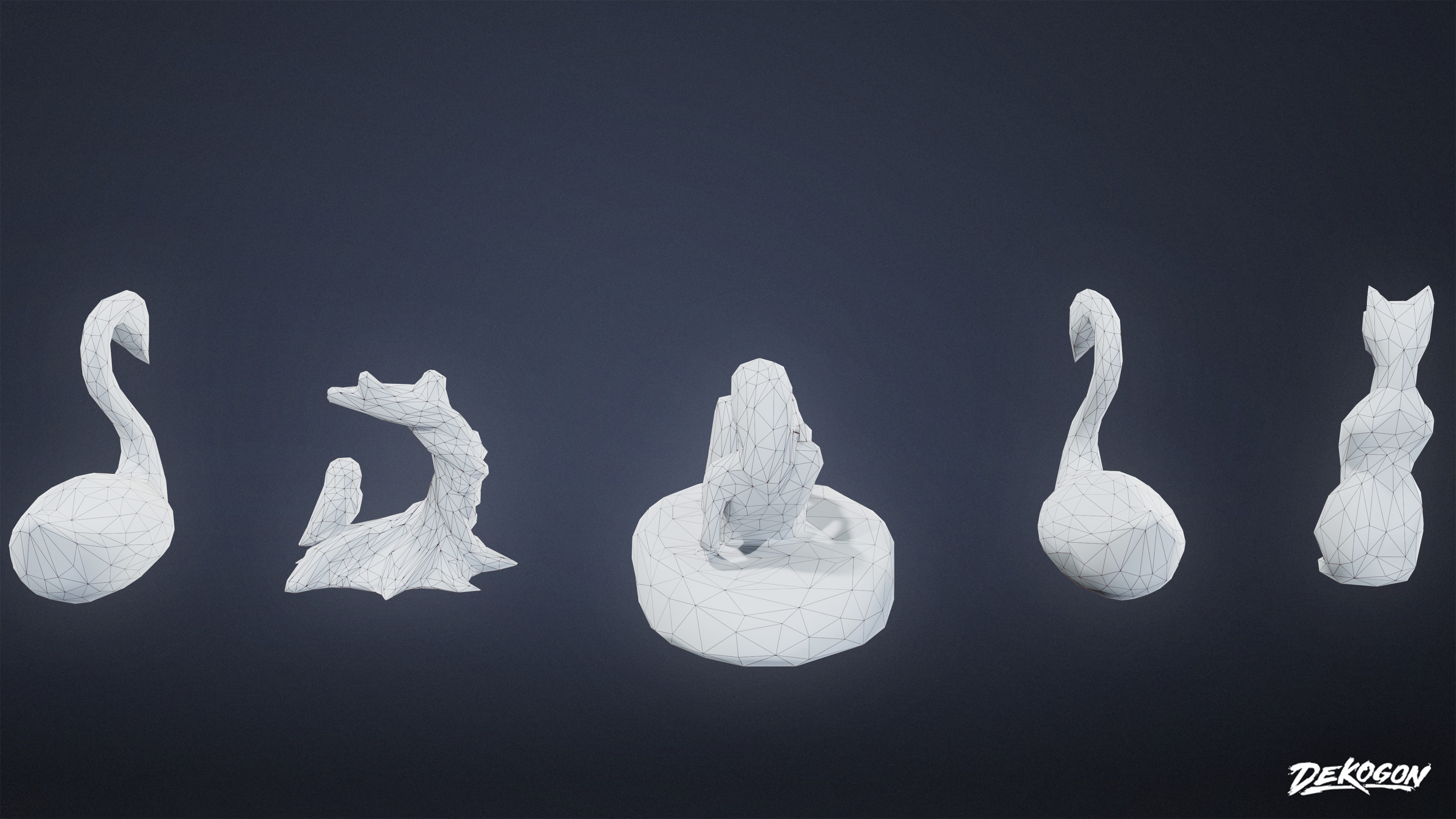 SUBURBS - Knick Knacks 33 - LOW POLY AND NANITE Low-poly 3D model_8