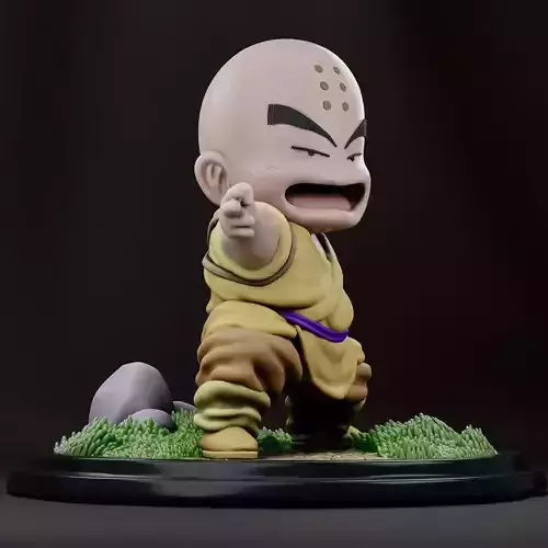Dragon Ball - Kid Krillin 3D print model