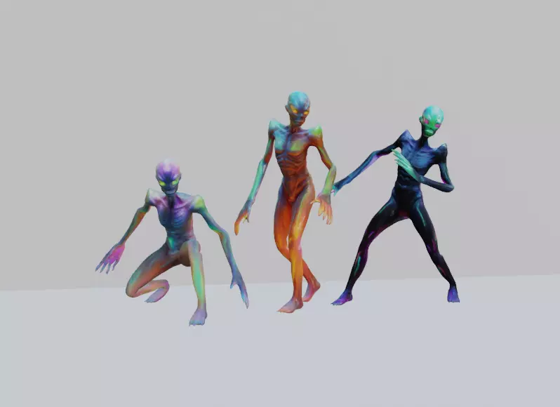 Cosmic Alien 3D Model 3D model