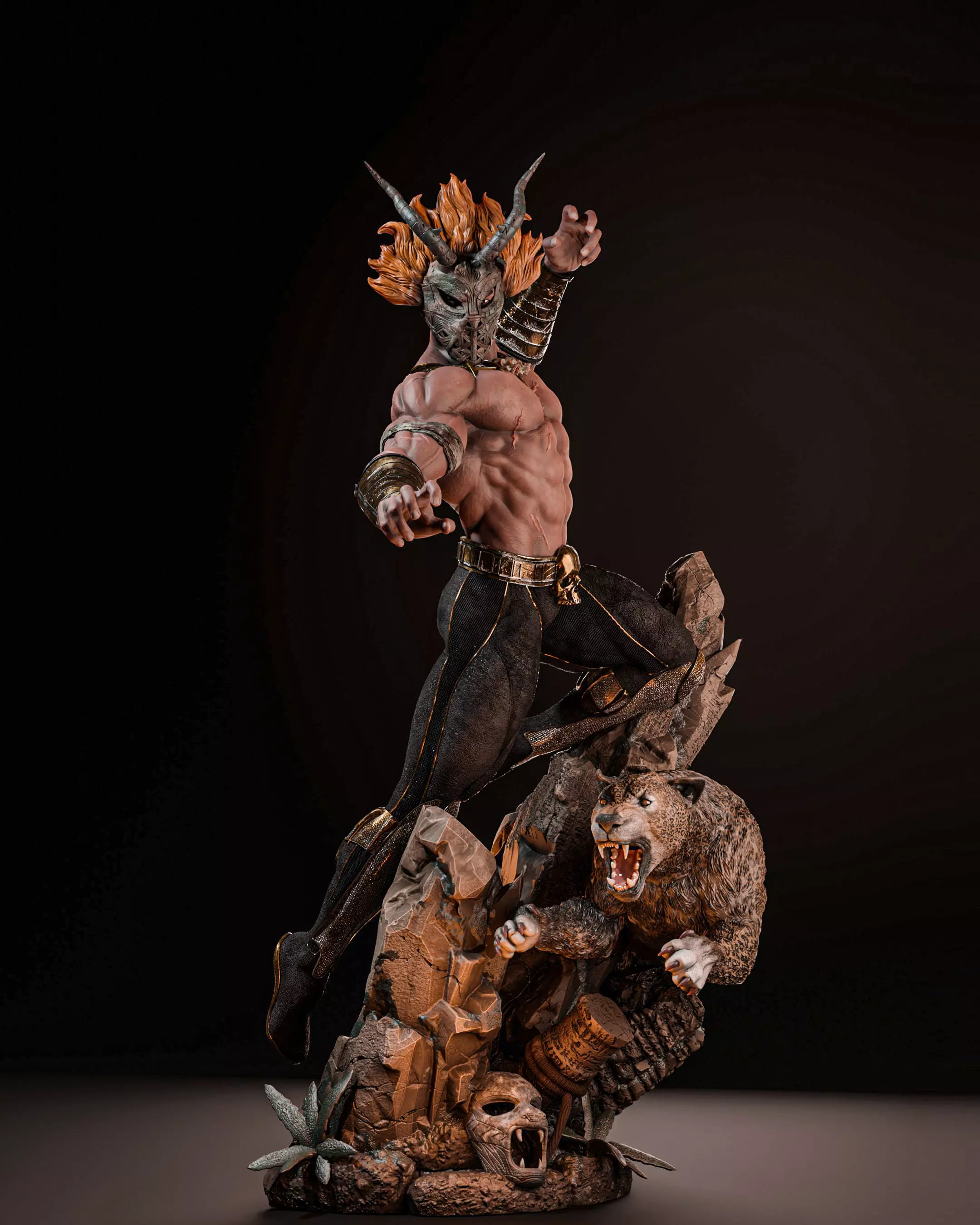 Erik Killmonger - STL 3D print model_0