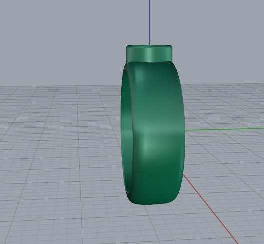 Solitaire ring Model 7105 3D print model_4