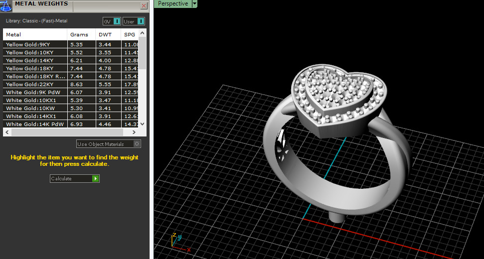 Heart Ring Model 7142 3D print model_6