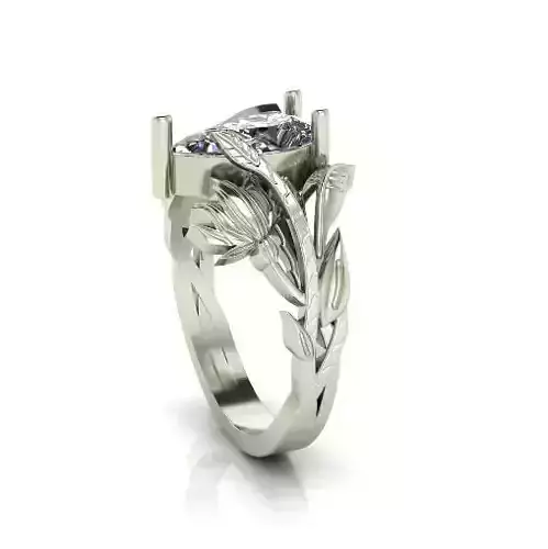 Ring of leaves Model 7136