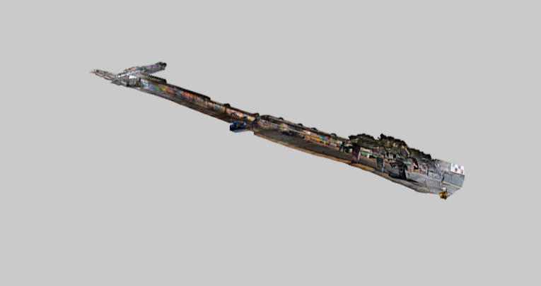 3D Leake Street Graffiti Tunnel 3D model_1