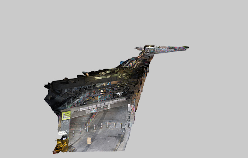 3D Leake Street Graffiti Tunnel 3D model_4
