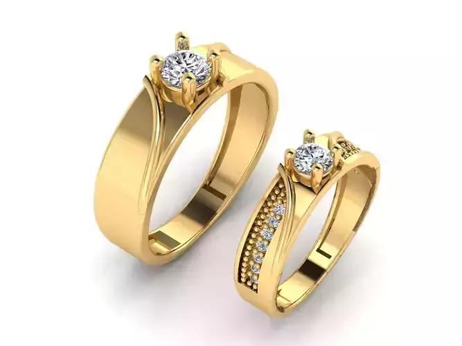 Wedding Ring Set