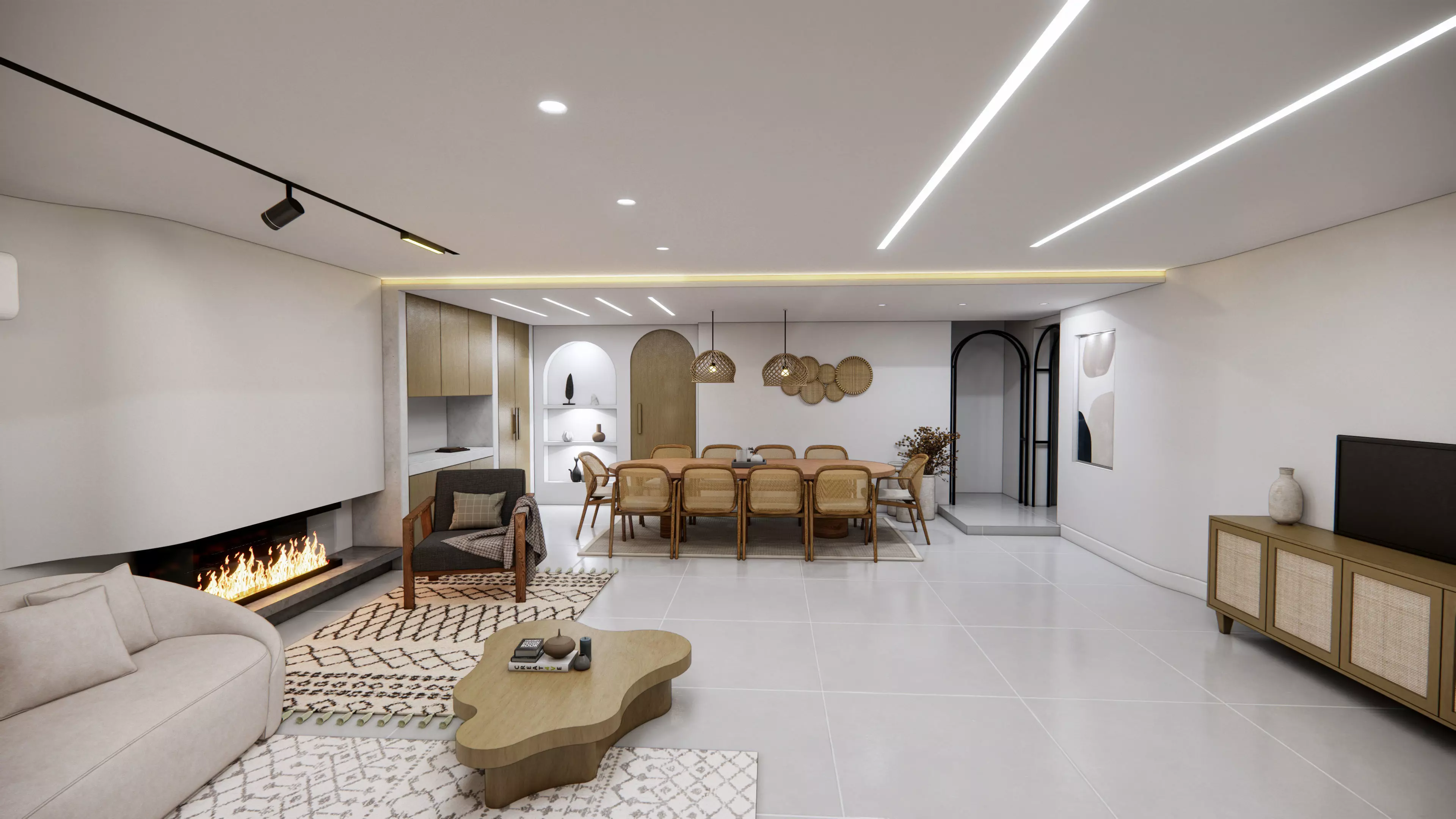 Minimal interior 3D model_0