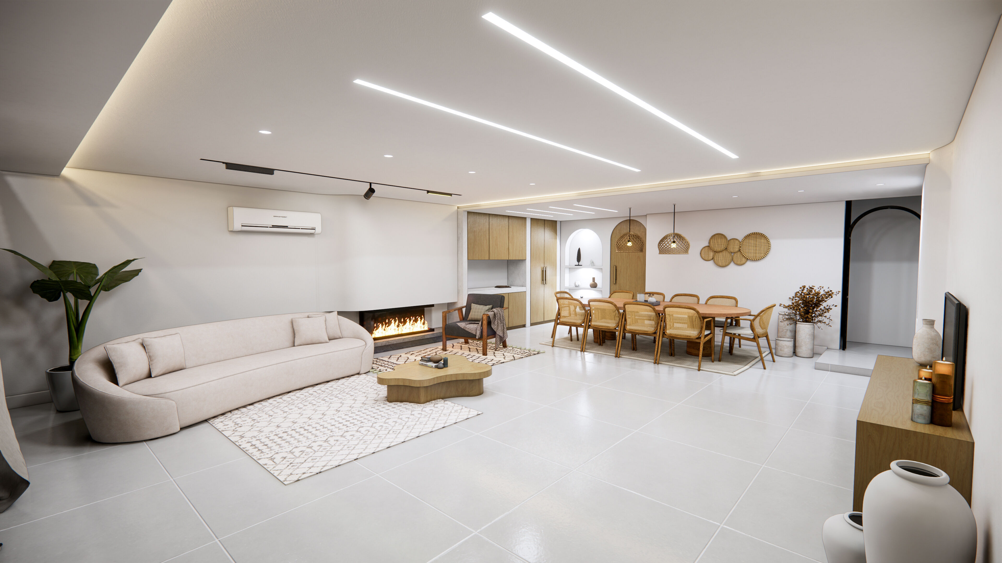 Minimal interior 3D model_1