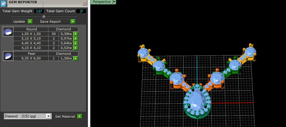 Necklace Model 7121 3D print model_7