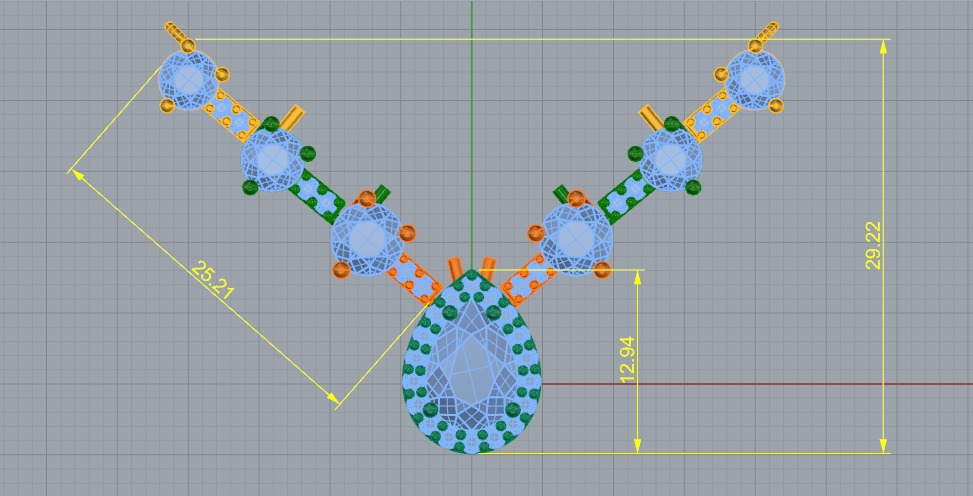 Necklace Model 7121 3D print model_5