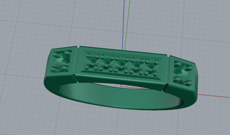 Ring Model 7119 3D print model_2