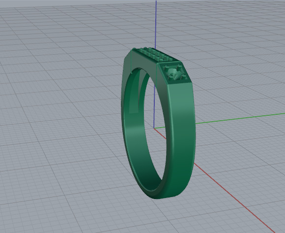 Ring Model 7119 3D print model_3