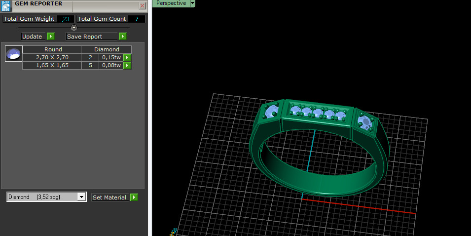 Ring Model 7119 3D print model_7