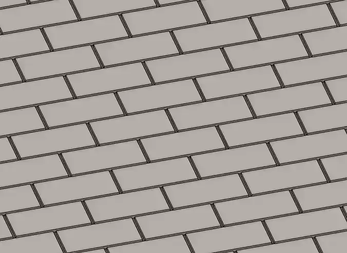 Modelling Concrete Block Walling Vertical Various Sizes 3D print model