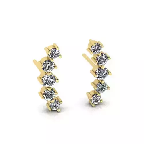 Earrings puset Model 7170