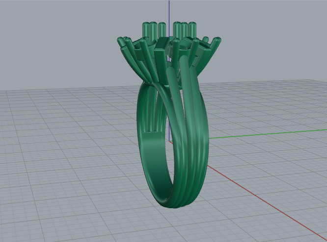 Ring Model 7156 3D print model_3