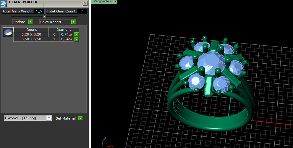 Ring Model 7156 3D print model_7