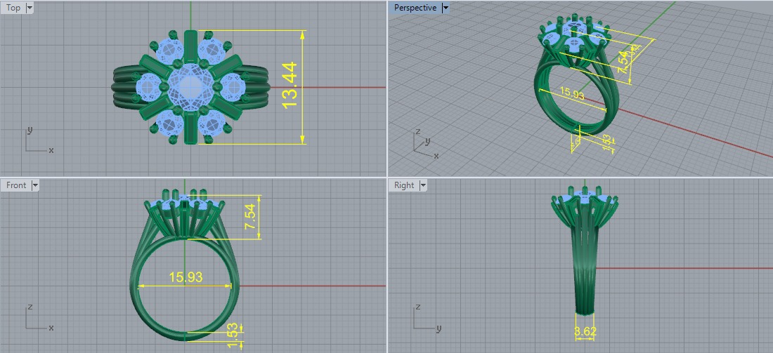 Ring Model 7156 3D print model_5