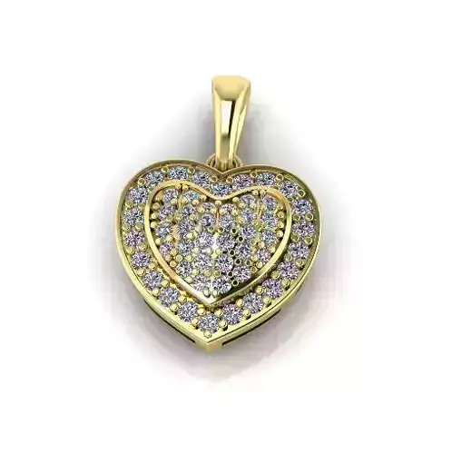 Heart pendant Model 7143