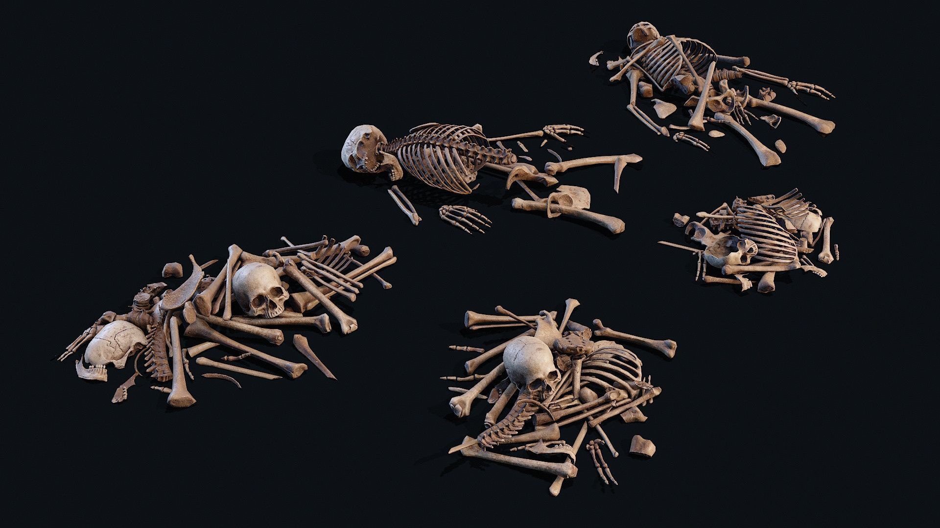  Skulls Bones Pile collections _7