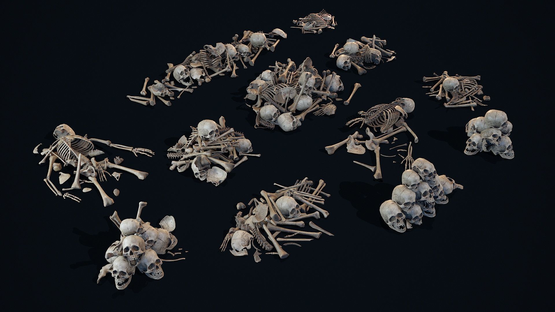  Skulls Bones Pile collections _2