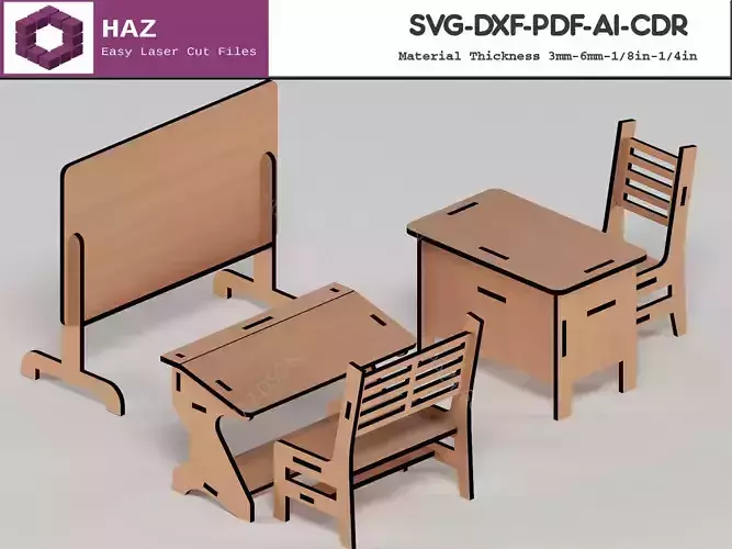 Miniature Furniture SVG Set 005