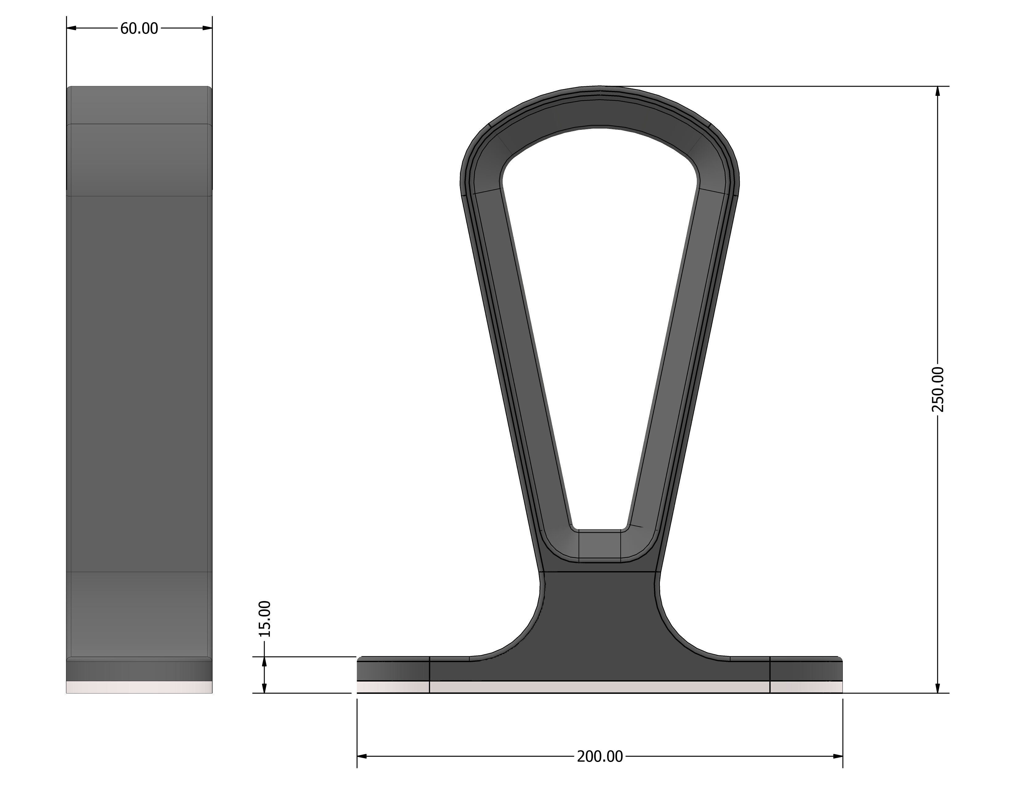 3D Printable Headphone Stand 3D print model_6