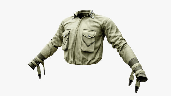 Tactical Shirt Low-poly 3D model