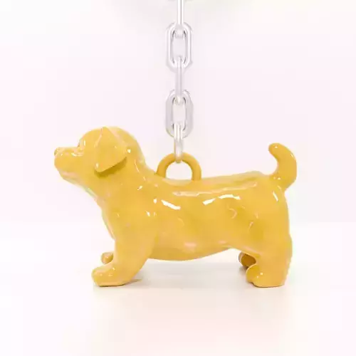Puppy STL File 3d print cute pup keychain charm pendant jewelry