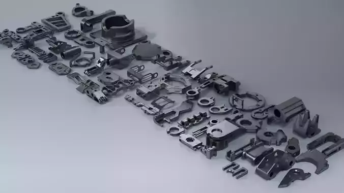 Kitbash hardsurface mini pack automatic  VOL7