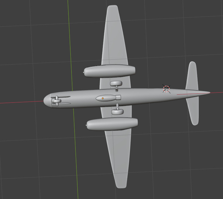 Ar 234 Free low-poly 3D model_10