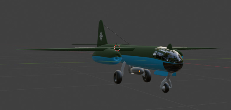 Ar 234 Free low-poly 3D model_16