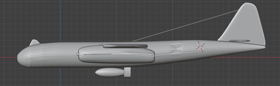 Ar 234 Free low-poly 3D model_26