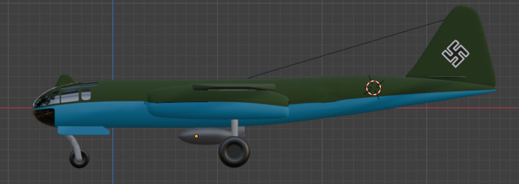 Ar 234 Free low-poly 3D model_11