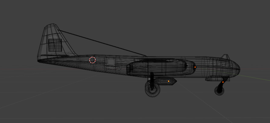 Ar 234 Free low-poly 3D model_22