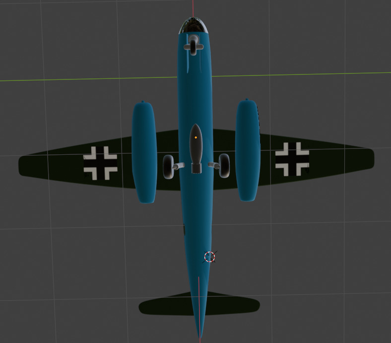 Ar 234 Free low-poly 3D model_19