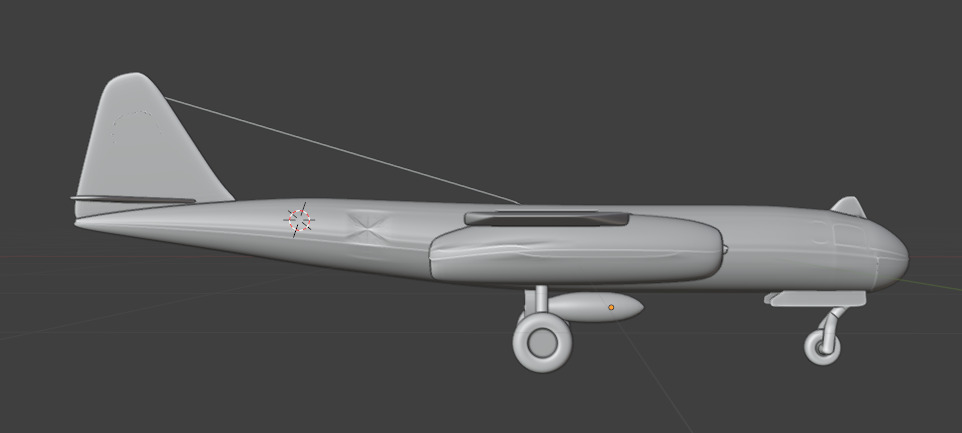 Ar 234 Free low-poly 3D model_6