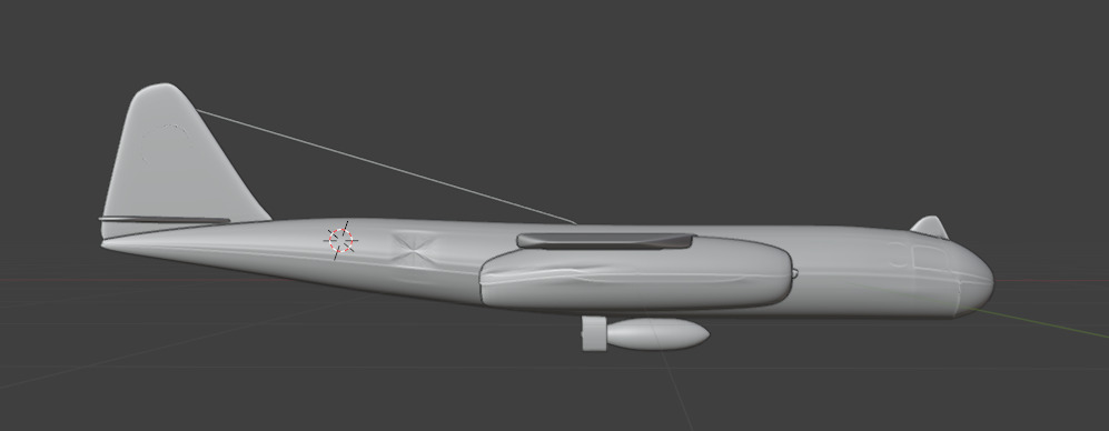 Ar 234 Free low-poly 3D model_28