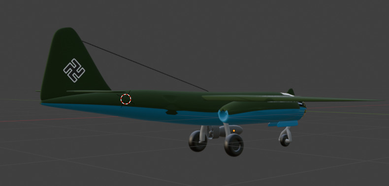 Ar 234 Free low-poly 3D model_14