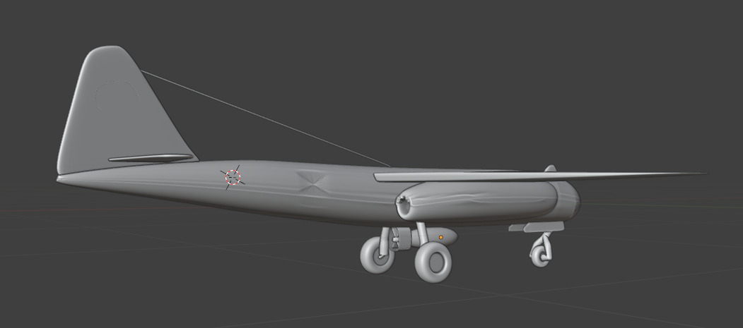 Ar 234 Free low-poly 3D model_5