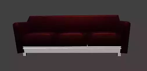 Purple Sofa 3D model
