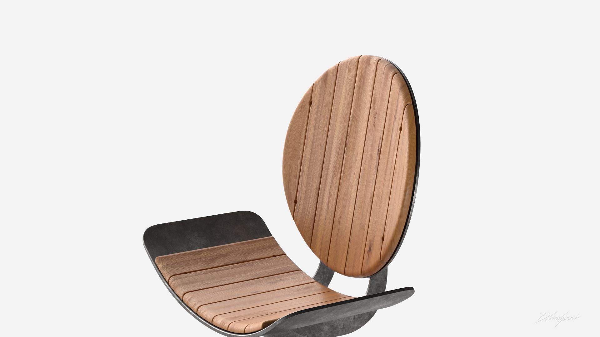 TORD BOONTJE ROTATING SEAT AND COLLECTION 3D model_3