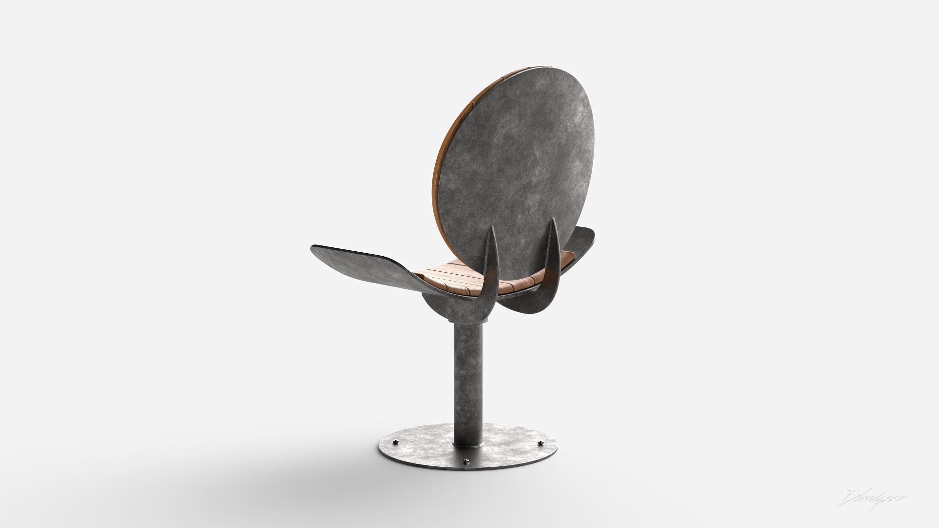 TORD BOONTJE ROTATING SEAT AND COLLECTION 3D model_4