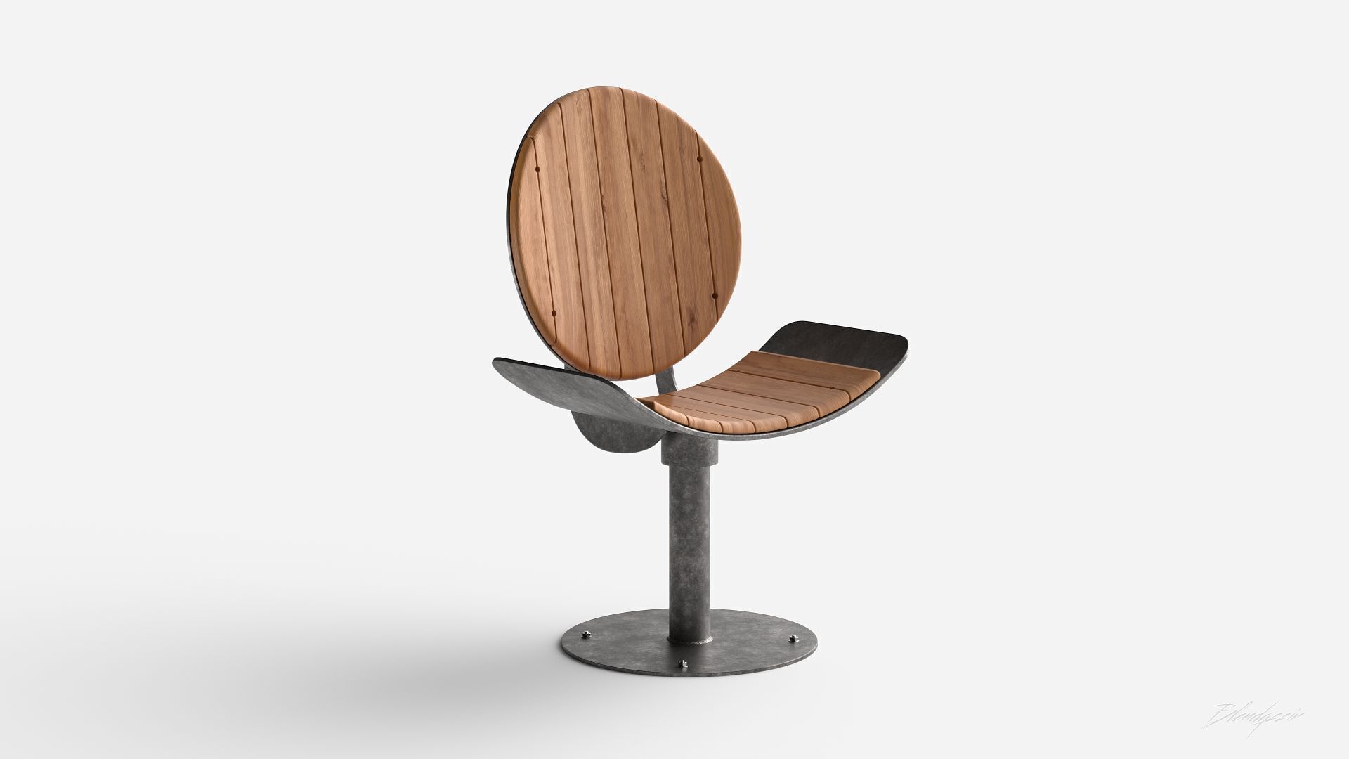 TORD BOONTJE ROTATING SEAT AND COLLECTION 3D model_7