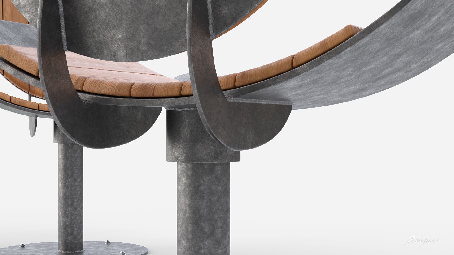 TORD BOONTJE ROTATING SEAT AND COLLECTION 3D model_11