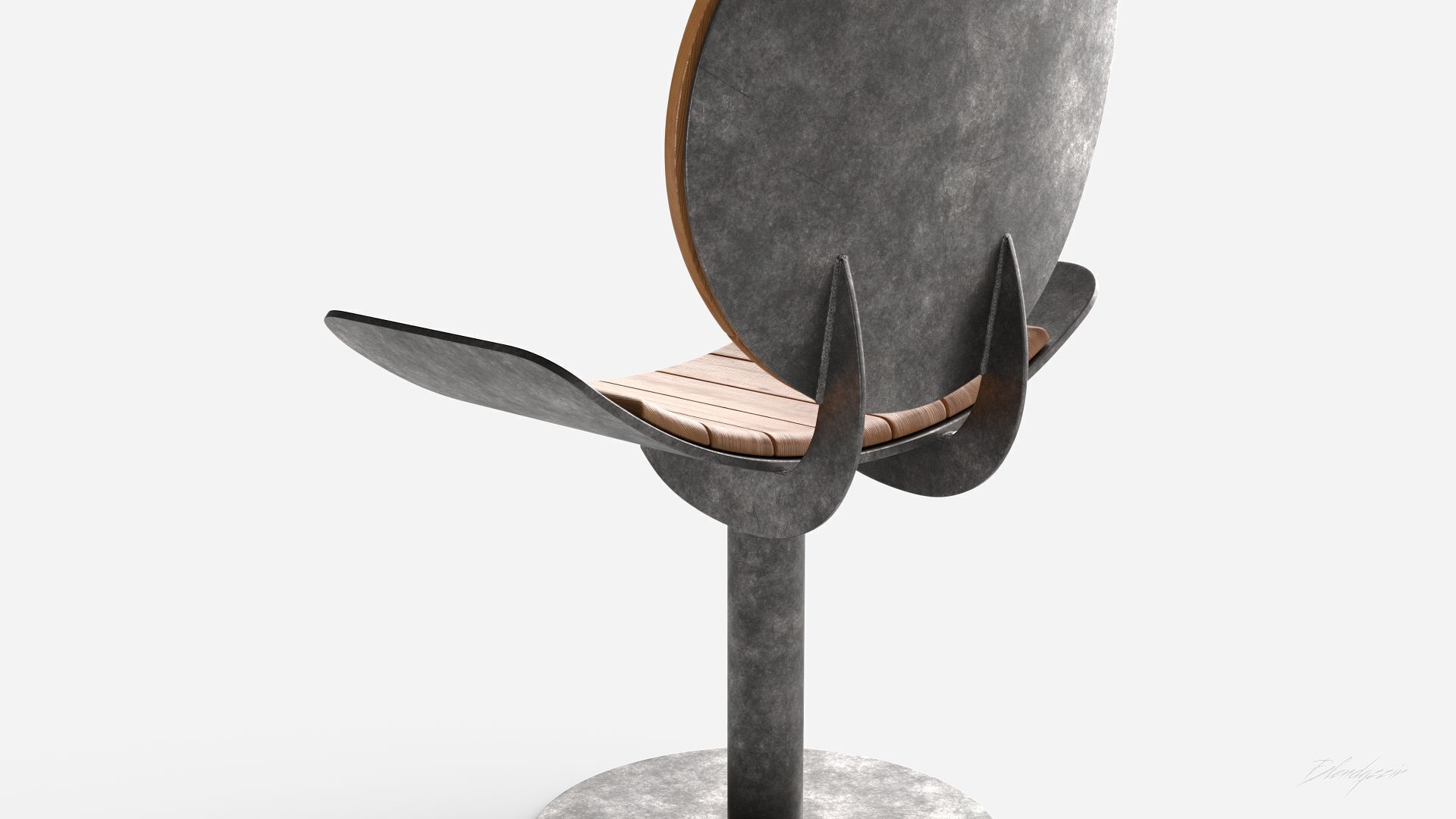 TORD BOONTJE ROTATING SEAT AND COLLECTION 3D model_5