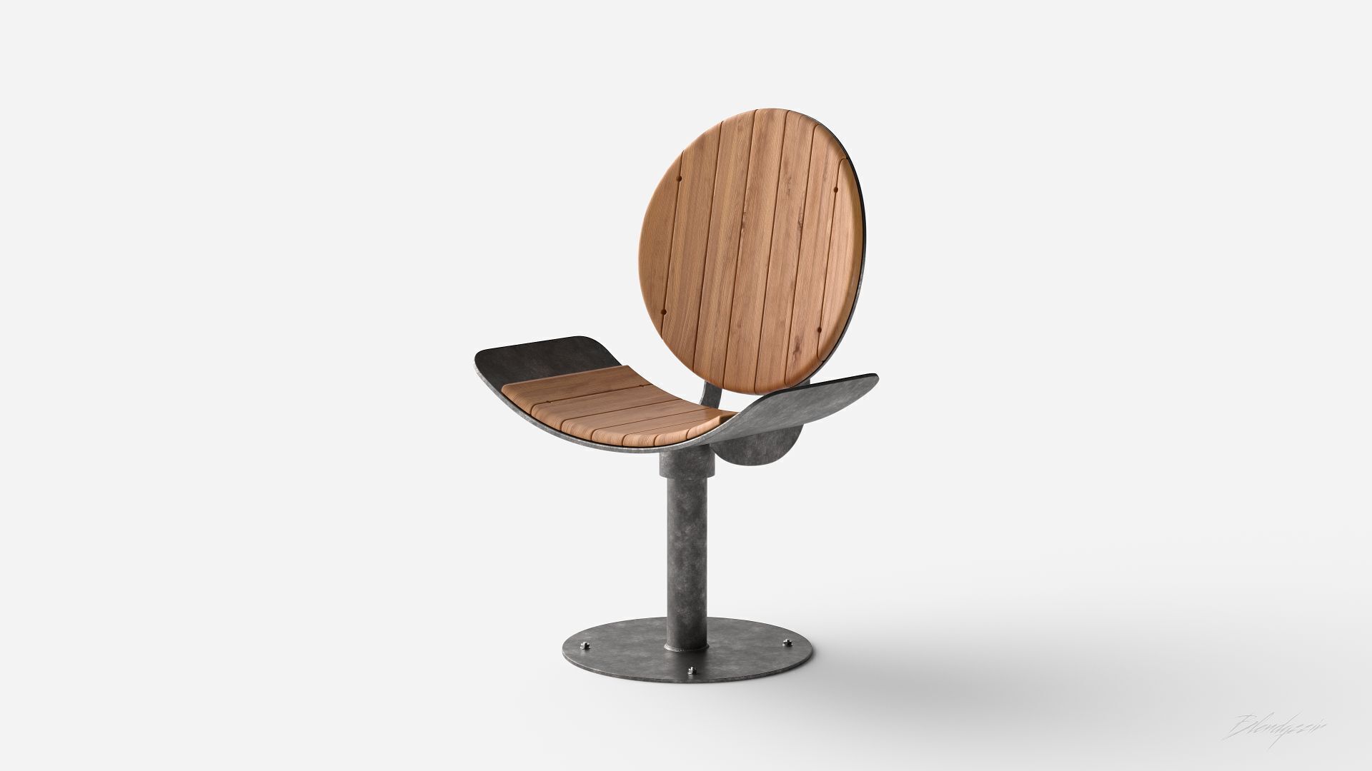 TORD BOONTJE ROTATING SEAT AND COLLECTION 3D model_1