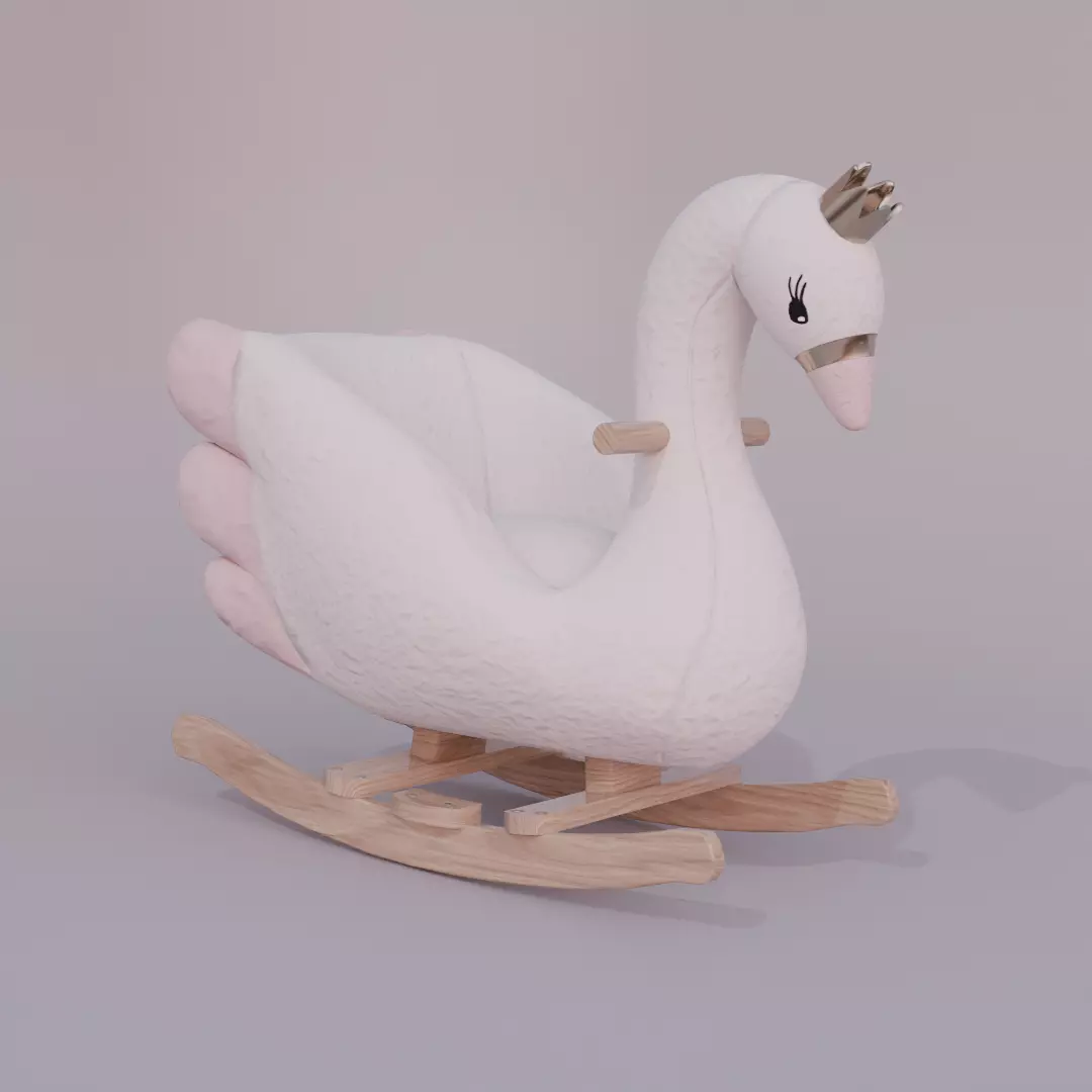 Rocking Swan 3D model_0